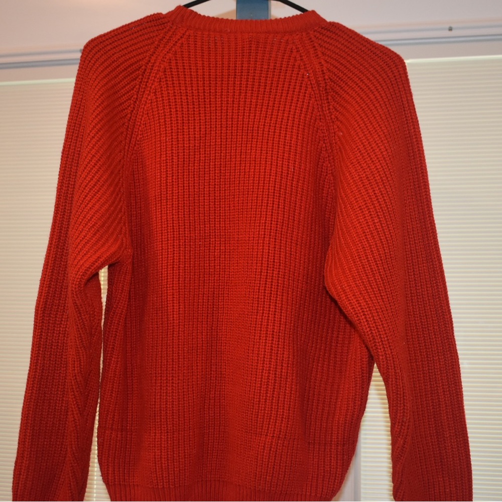Solid Ribbed Knit Sweater - Picture 2 of 3